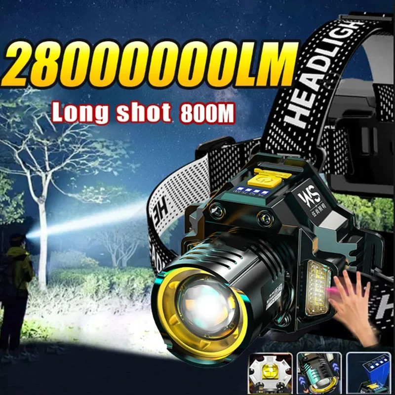 Fishing Headlamp - كشافات LED قوية محس حركة المصباح