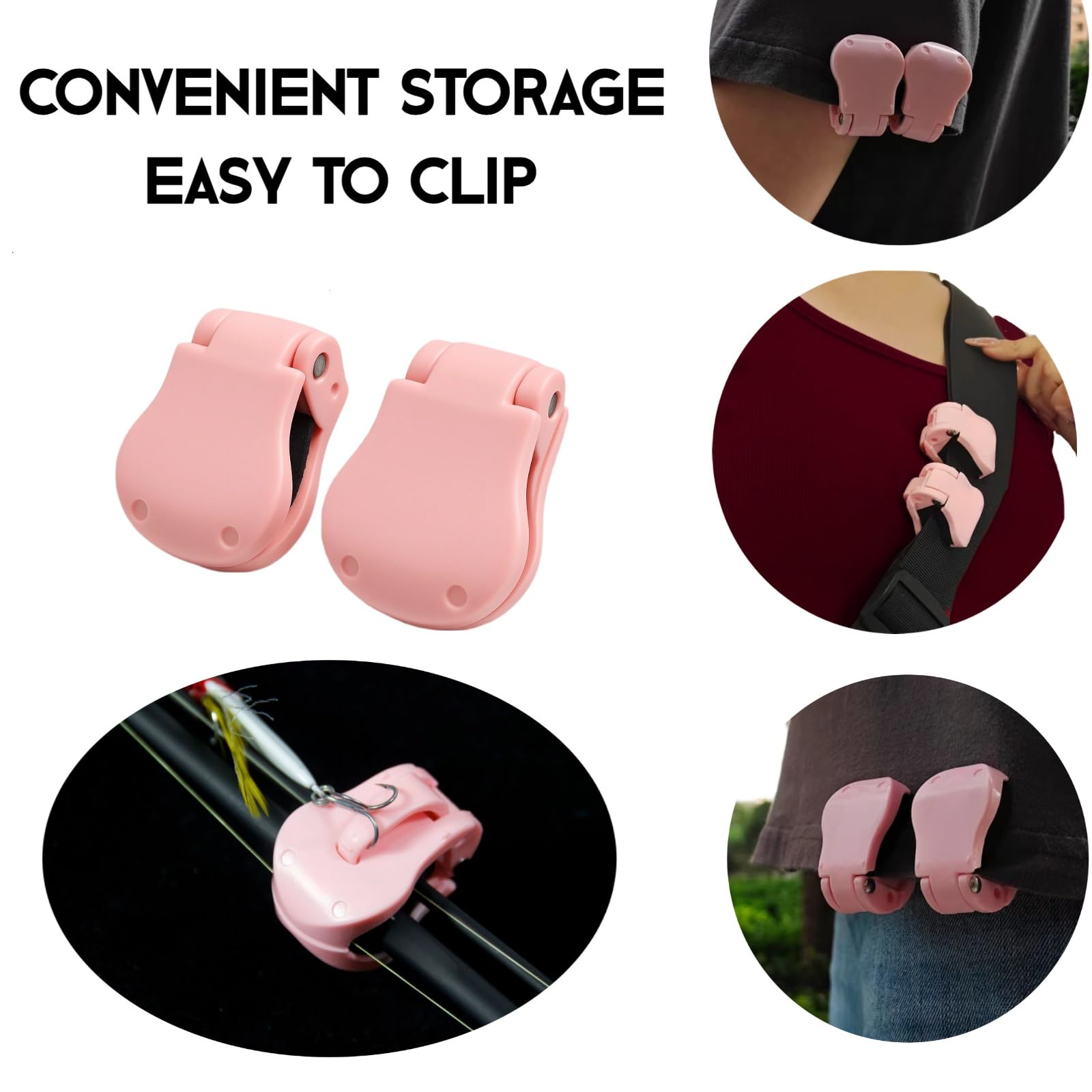 Fishing Rod Glove - قطعتان من مشابك قضبان الصيد سريعة
