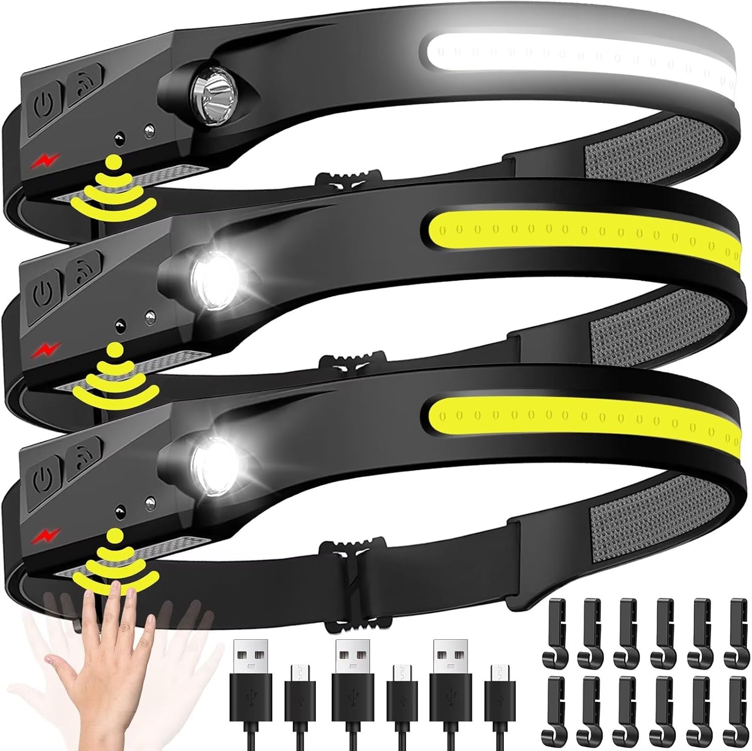Fishing Headlamp - الاستشعار كشافات LED رئيس مصباح يدوي