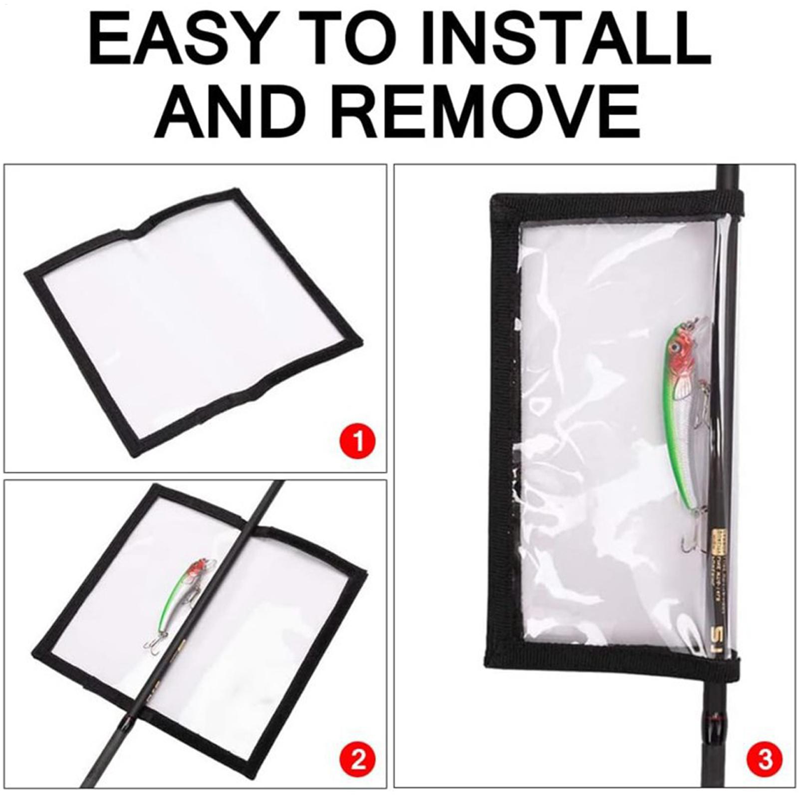 Fishing Equipment Bag - غطاء طعم صيد شفاف من البلاستيك،