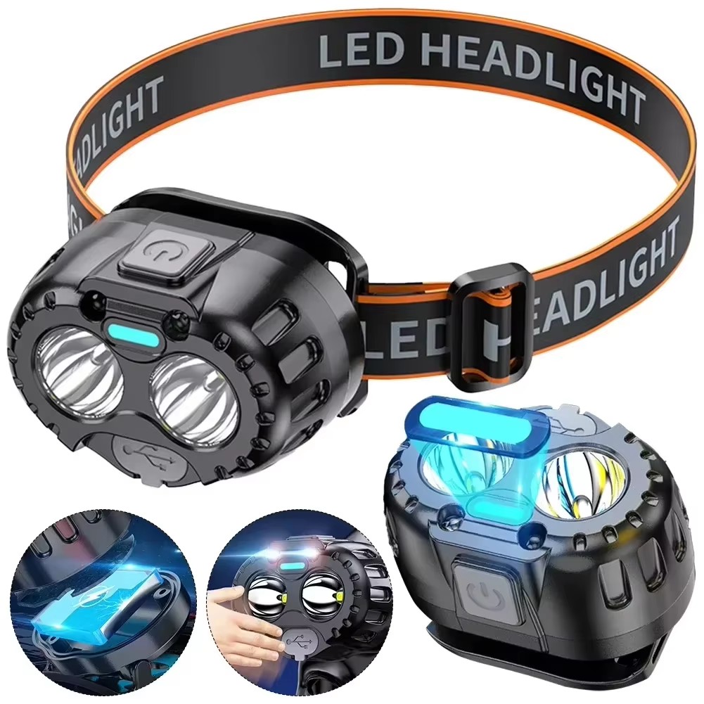 Fishing Headlamp - مصباح رأس LED قوي مقاوم للماء