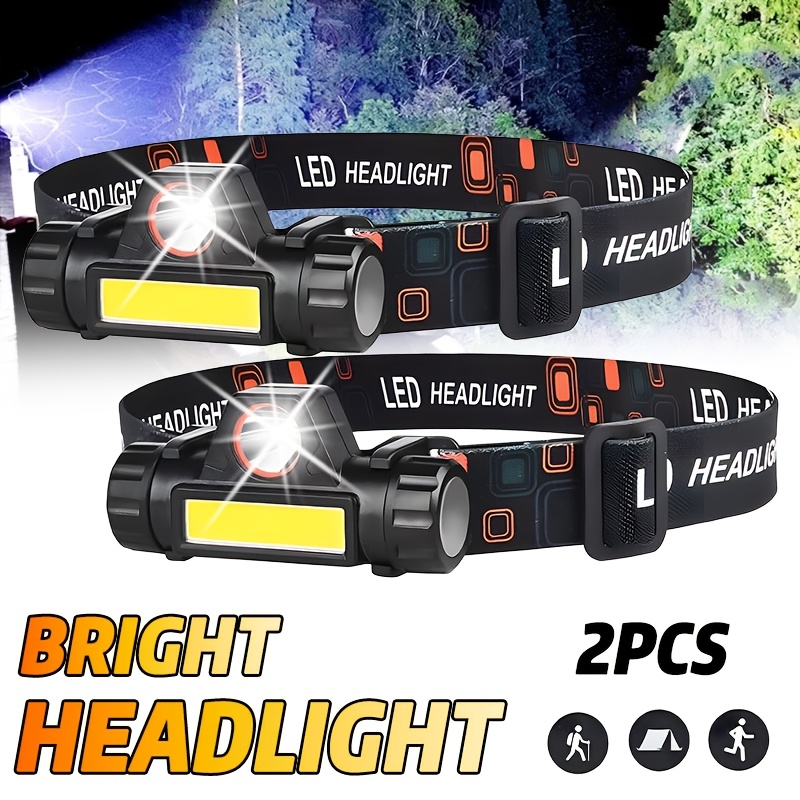 Fishing Headlamp - مصباح أمامي LED قابل لإعادة الشحن