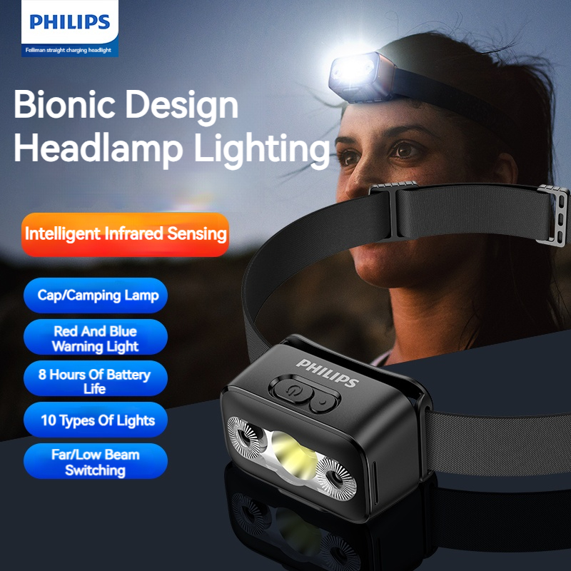 فيليبس LED كشافات الاستشعار رئ - مراجعة Fishing Headlamp وسعره