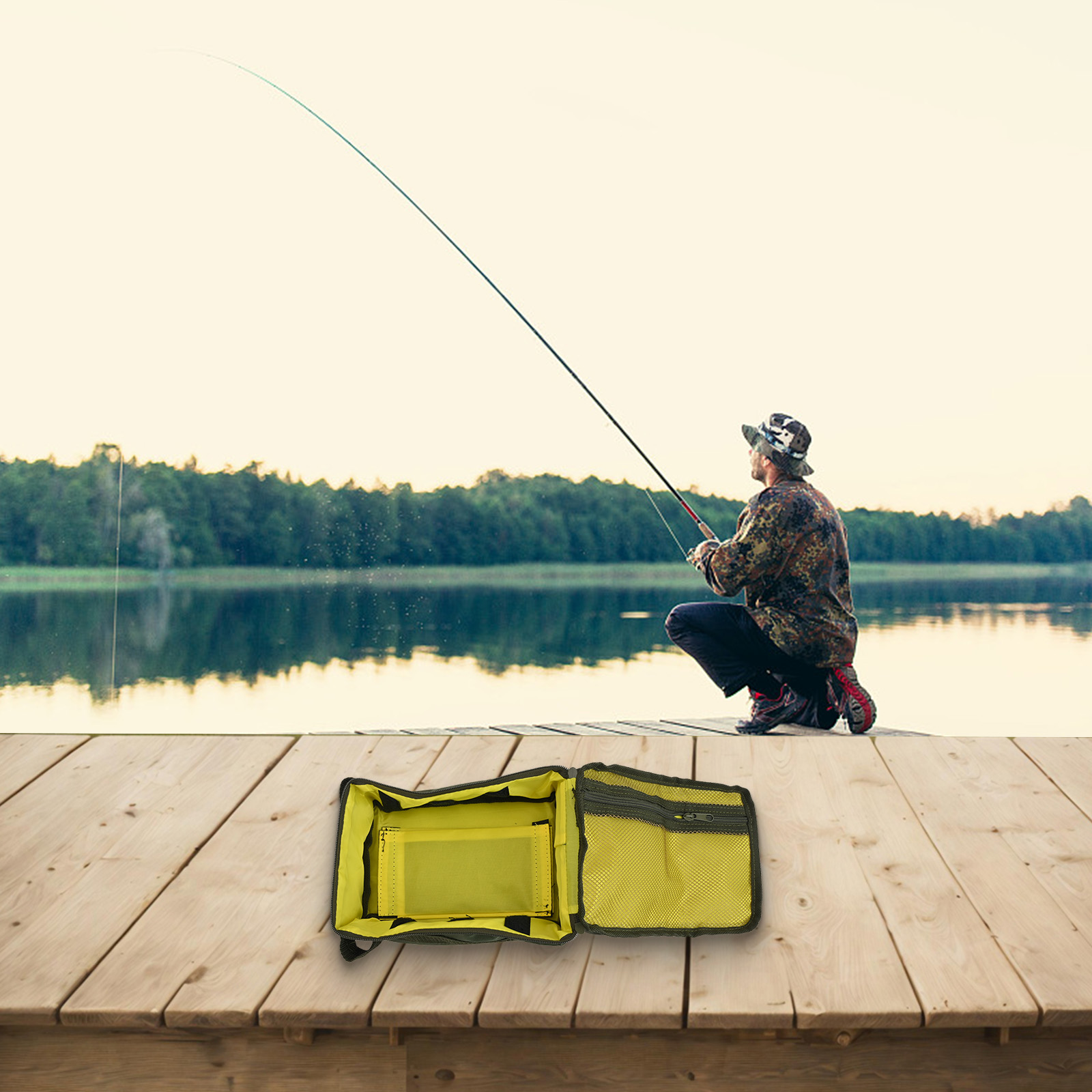 رحلة الصيد الصيد بكرة حالة خفي - مراجعة Fishing Equipment Terms وسعره