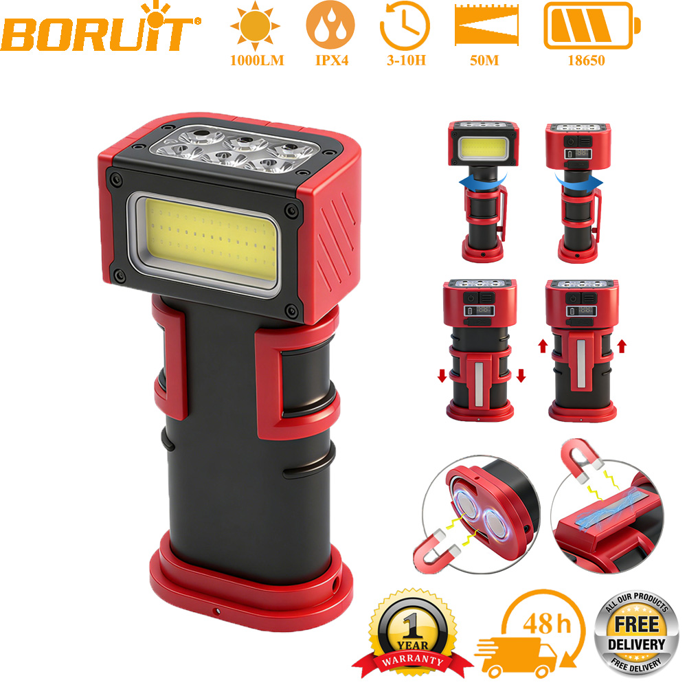مصباح عمل LED من BORUiT بقوة 1 - مراجعة Fishing Equipment And Accessories وسعره