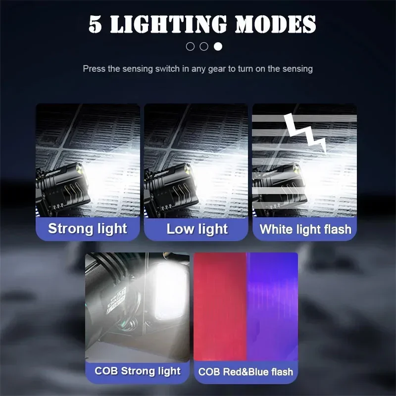 كشافات LED قوية محس حركة المصب - مراجعة Fishing Headlamp وسعره