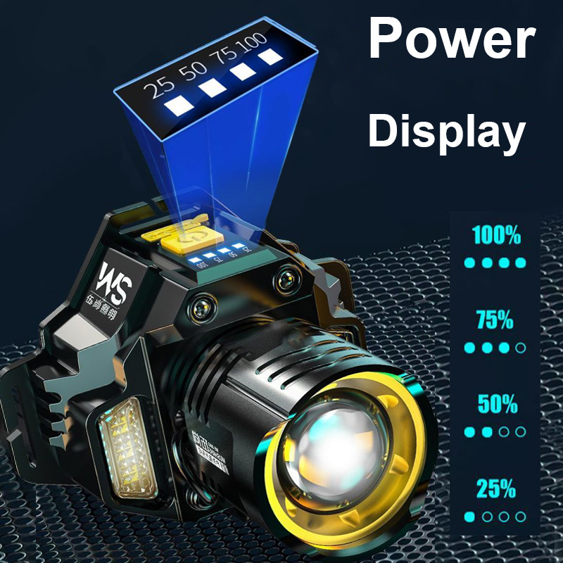 كشافات LED قوية محس حركة المصب - مراجعة Fishing Headlamp وسعره