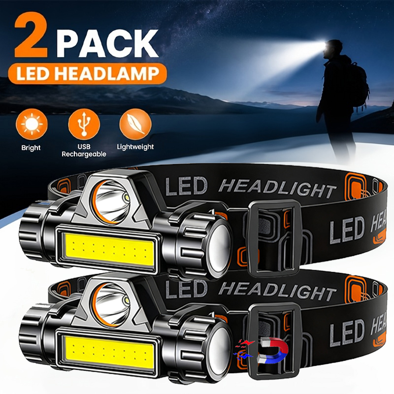 مصباح أمامي LED فائق السطوع قا - مراجعة Fishing Headlamp وسعره