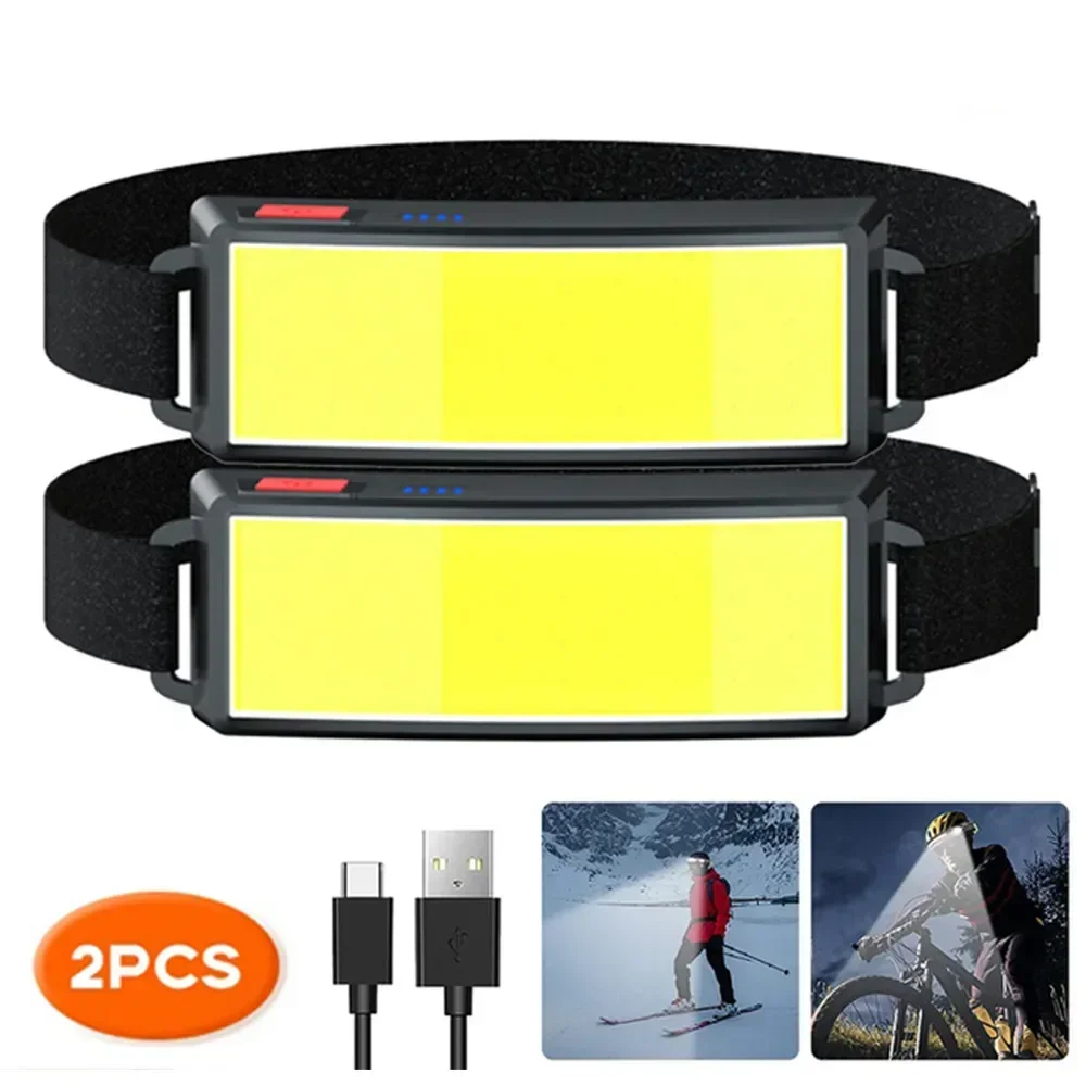مصباح أمامي LED محمول بتقنية C - مراجعة Fishing Headlamp وسعره