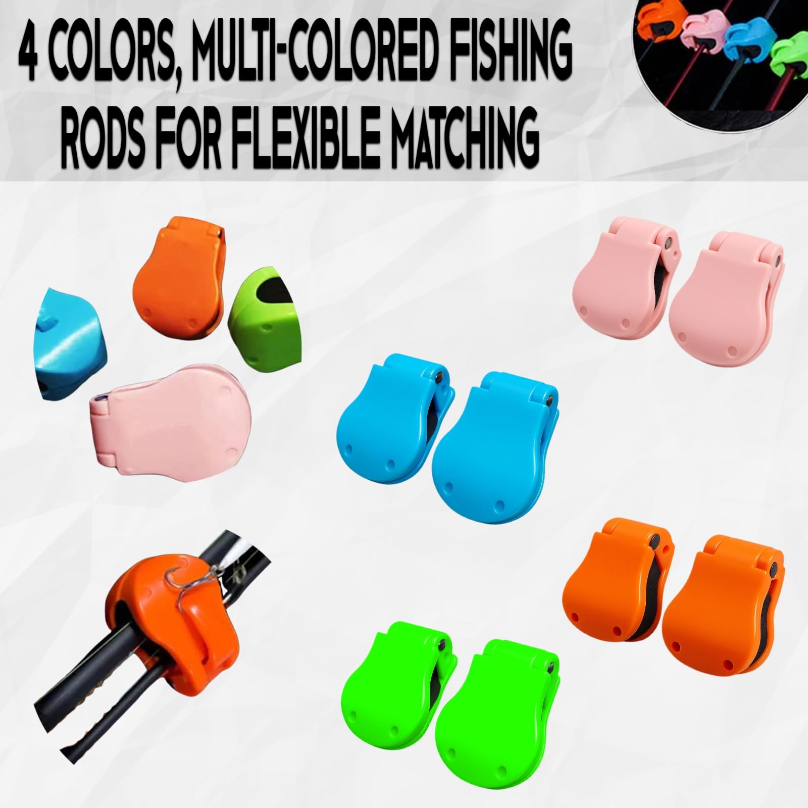 قطعتان من مشابك قضبان الصيد سر - مراجعة Fishing Rod Glove وسعره