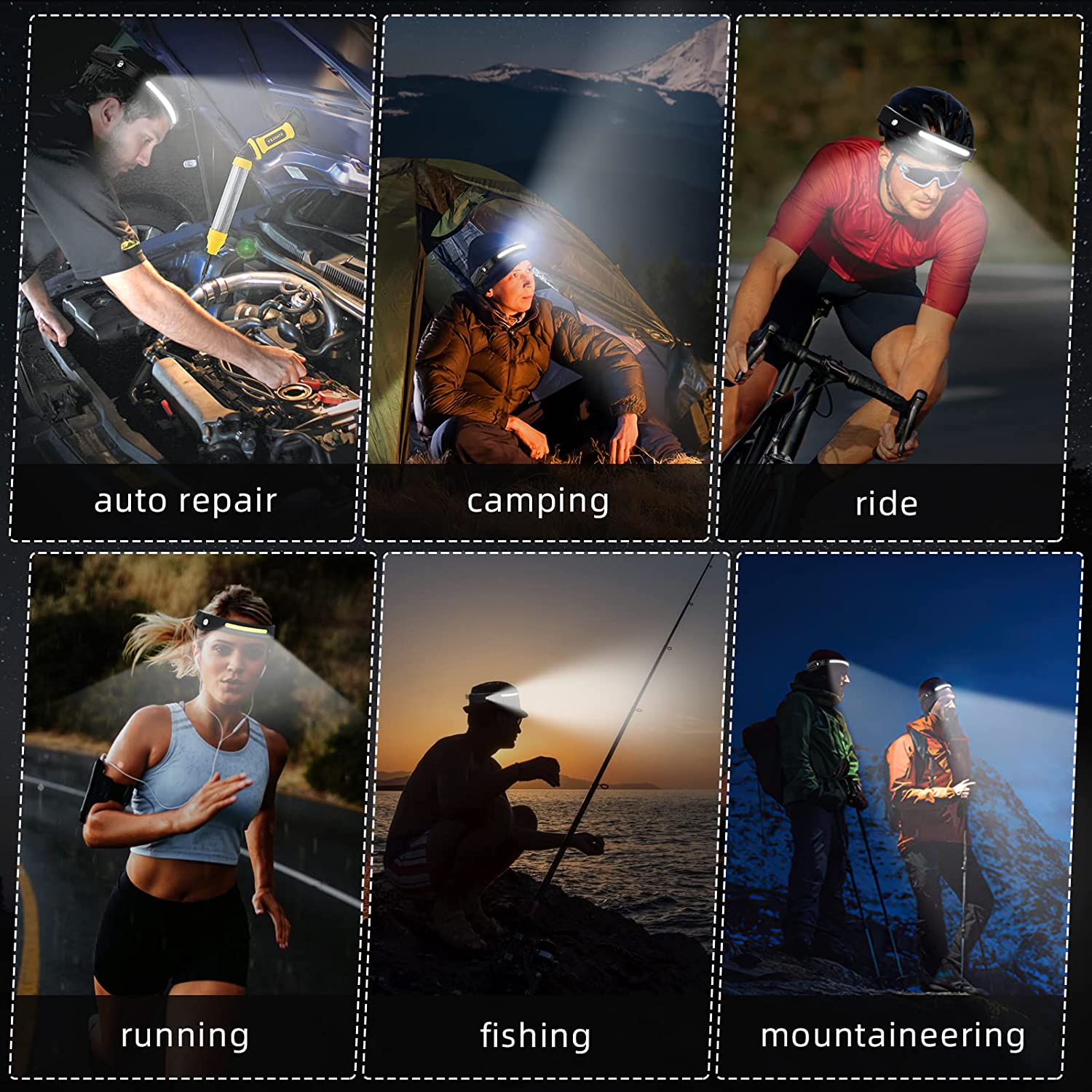 الاستشعار كشافات LED رئيس مصبا - مراجعة Fishing Headlamp وسعره