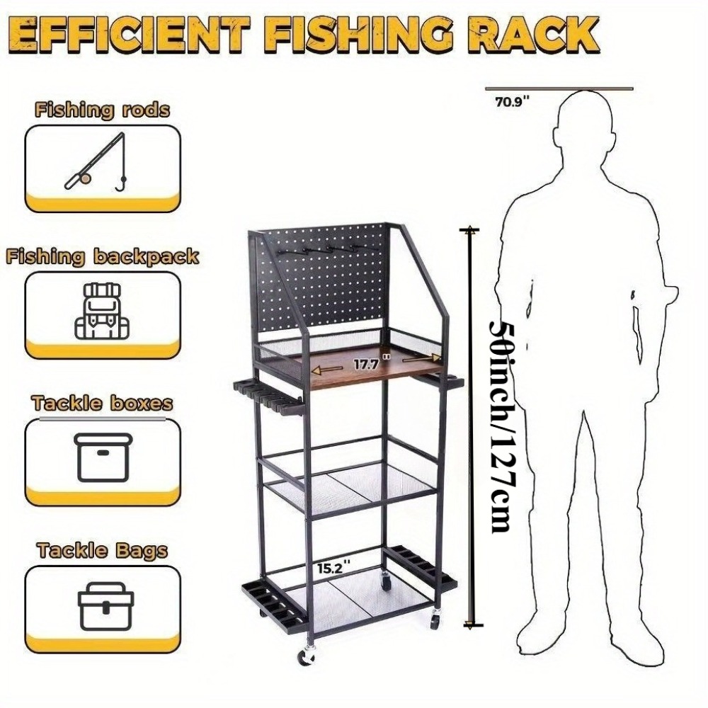 حاملات قصبات الصيد للجراج، حام - مراجعة Fishing Equipment And Accessories وسعره