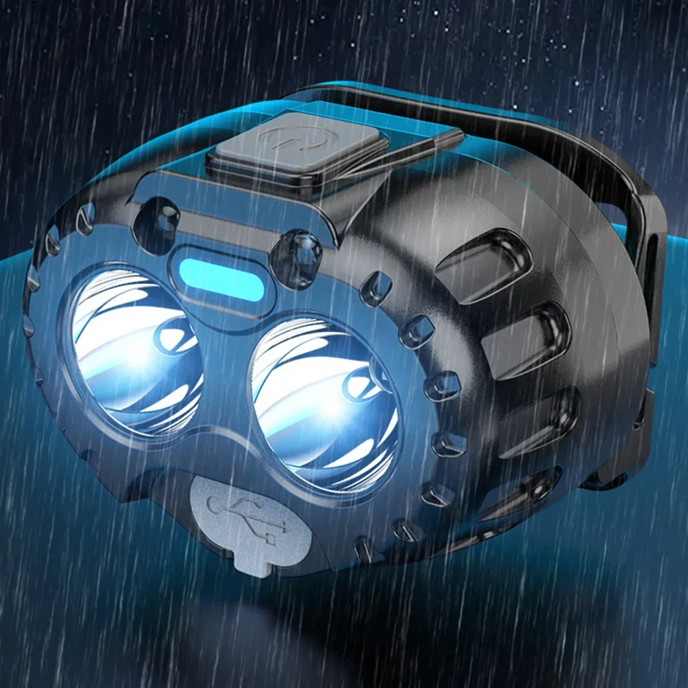 مصباح رأس LED قوي مقاوم للماء  - مراجعة Fishing Headlamp وسعره